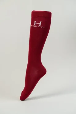 Harcour Chaussettes Badminton (X2 paires)|Femme Chaussettes D'équitation|Chaussettes D'équitation
