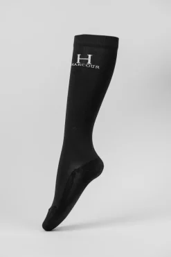 Harcour Chaussettes Badminton (X2 paires)|Femme Chaussettes D'équitation|Chaussettes D'équitation