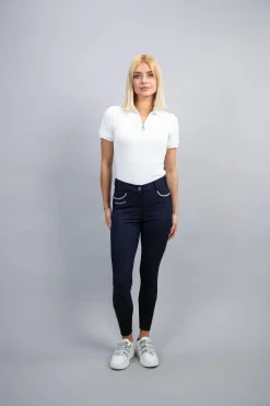 Harcour Jaltika Pantalon equitation fix system grip|Femme Pantalons D'equitation